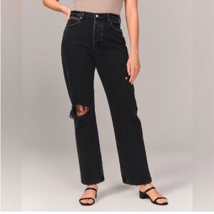 Abercrombie & Fitch The Dad High Rise in Curve Love